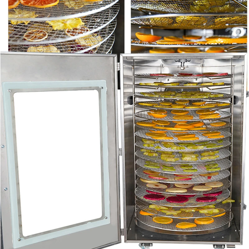 大容量乾燥機,1600W,果物,野菜,肉の領域を乾燥させるための回転食品乾燥機