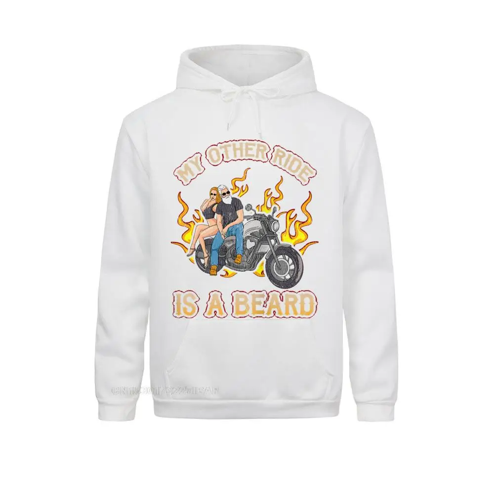 My Other Ride Is A Beard Biker Chick Sexy Xrated Hoodie Fashion Mens Sweatshirts Long Sleeve Hoodies Japan Style Sportswears