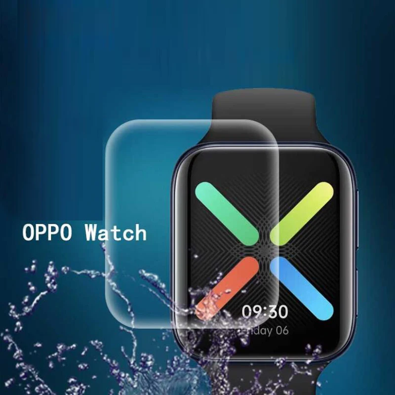 5pcs TPU Soft Protective Film For OPPO Watch 41mm 46mm Smart Sport Smartwatch Full Screen Protector Cover Guard Accessories