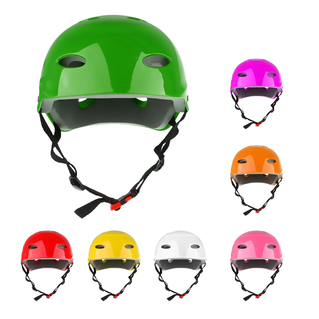 Cappello protettivo colorato regolabile per casco di sicurezza per sport acquatici per wake board Kayak canoa Surf Skate tutte le taglie