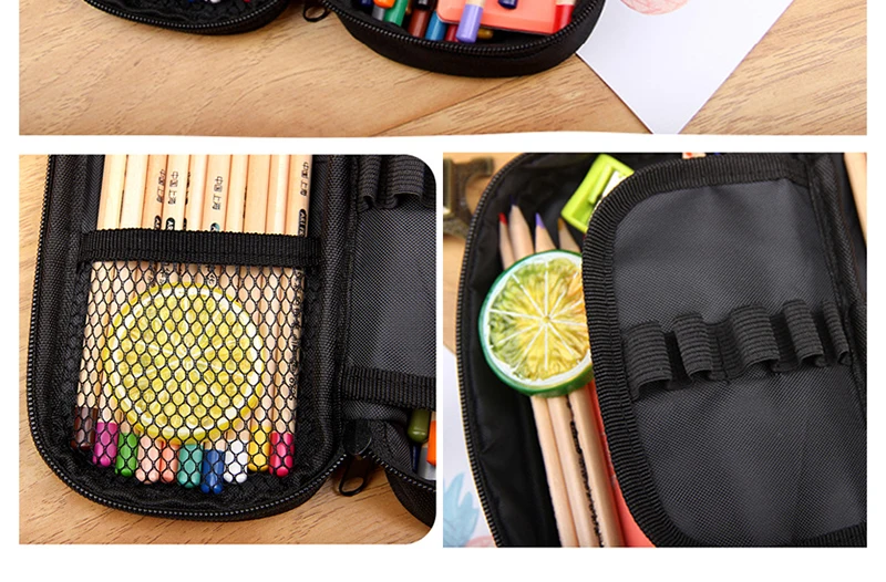 Van Gogh SunflowerThe Starry Night Paint Pencil Case Women Classic Oil Painting Stationary Bags Pencil Box School Supplies