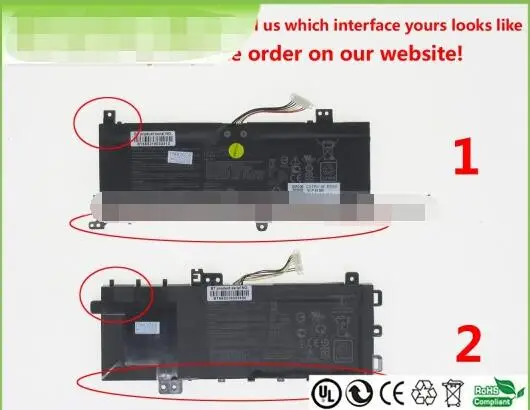 

New genuine Battery for ASUS VivoBook 14 A412FA F412DA F412FA F412FJ F412UA X412FA X412FJ X412FL X412UA X412UB X412UF