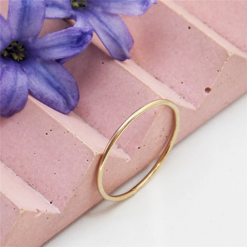 14K Gold gefüllter Stapelring Boho Goldschmuck Minimalistischer Knuckle Ring Anillos Mujer Gold Accessoires Böhmische Ringe für Frauen – Detail 15