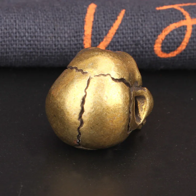 Solid Heavy Brass Skull Head Figurines Table Ornament Decorations Copper Punk Hip Hop Home Decors Accessories Bronze Miniatures