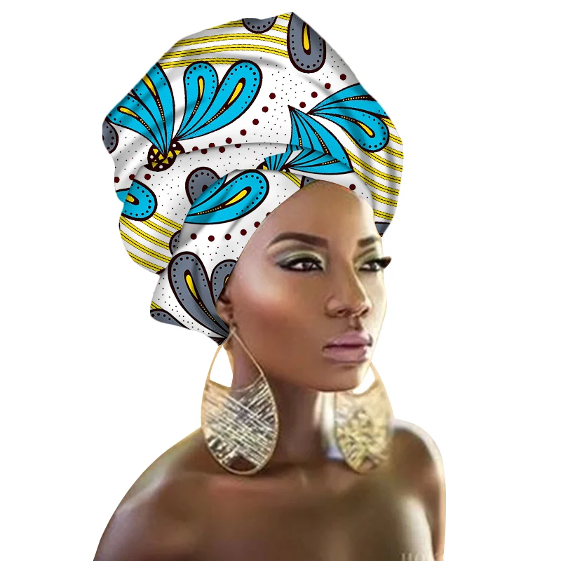 2024 Fashion African Headwraps for Women Bazin Riche African Head Scarf Head Wraps for Women/Teens, Ankara Headwraps, Head Wraps