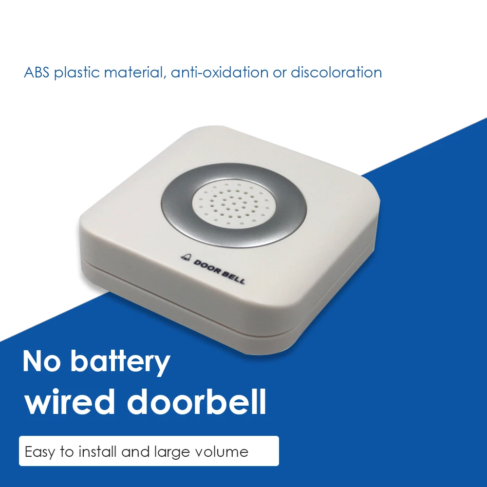 Imagem -06 - Wired External Door Bell Access Control System 12v Core Wire 12v dc Bell para Access Controller Keypad Home Hotel