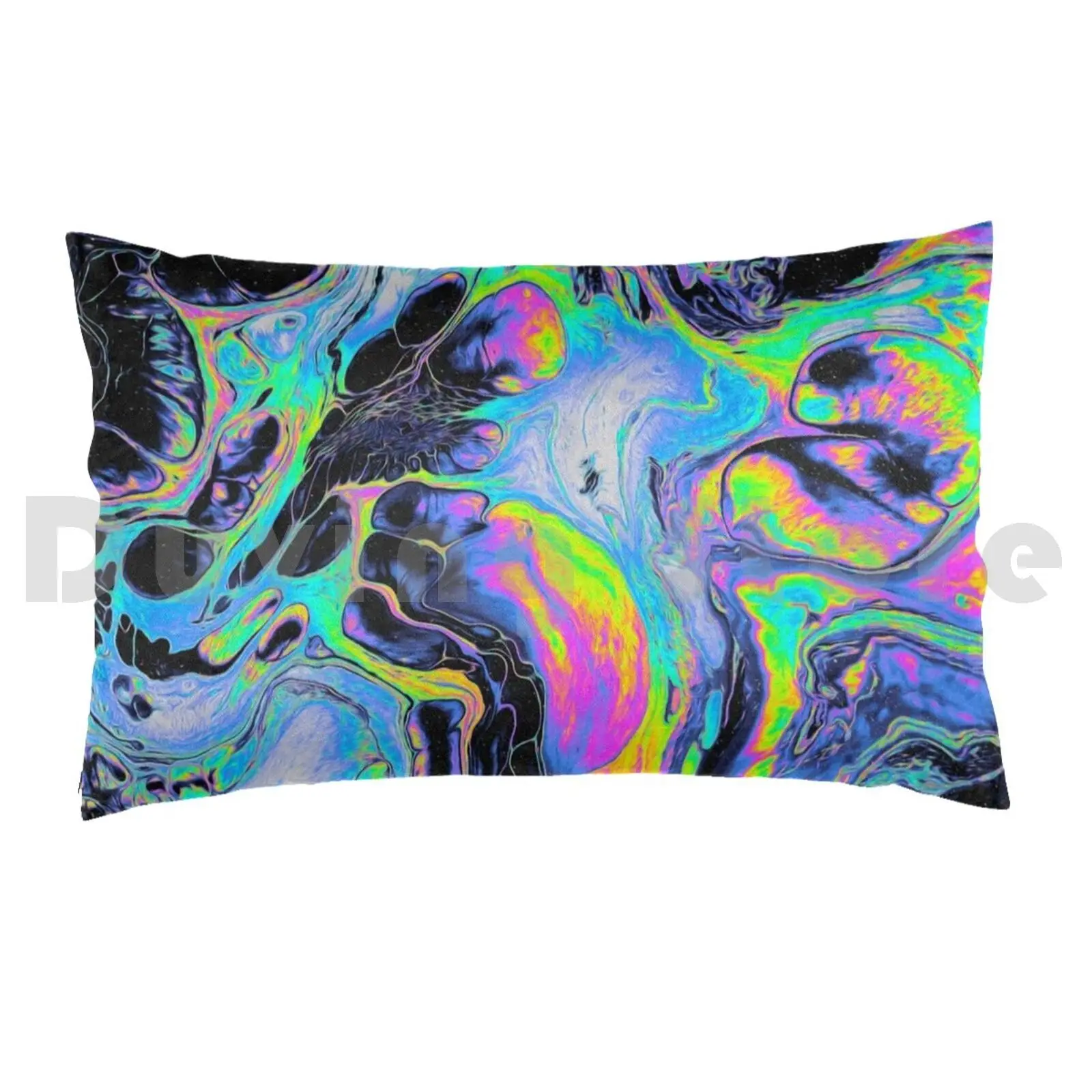 Rest My Chemistry Pillow Case 20*30 Inch Graphic Design Digital Acrylic Ink Ink Watercolor Pattern Stencil