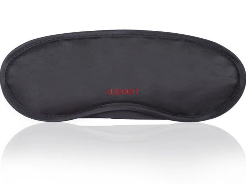 Black Eye Mask Polyester Sponge Shade Nap Cover Blindfold Mask for Sleeping Travel Soft Polyester Masks 4 Layer free DHL