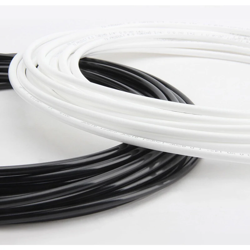 RO المياه 1/4 "OD PE خرطوم المياه أنابيب أنبوب مرن ل التناضح العكسي نظام تصفية حوض السمك نظام التغشية التبريد