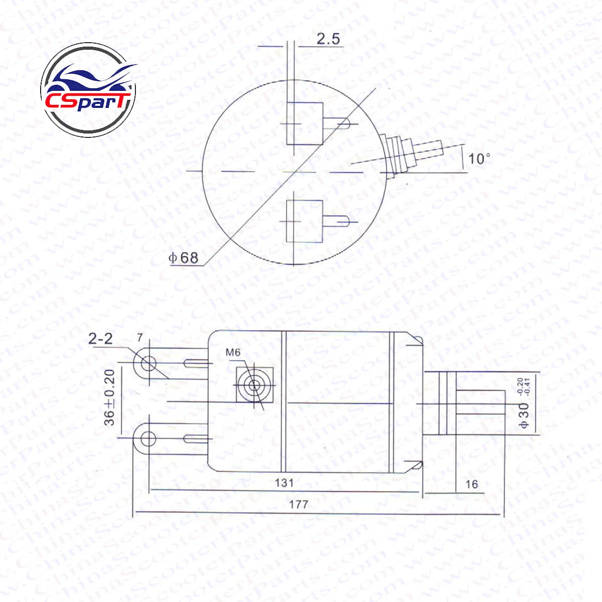 9 الأسنان كاتب موتور ل ينهاي VOG 250 cc 300 الجلالة YP250 Xingyue XY260T-4 ايكو الطاقة 260 169 مللي متر 170 مللي متر 173MN