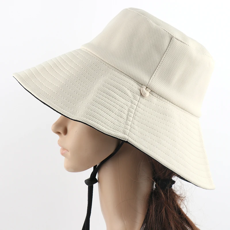 CAMOLAND Double-sided Sun Hats Women Fashion Beach Caps Summer Female Wide Brim Bucket Hat Casual Foldable Panama Cap