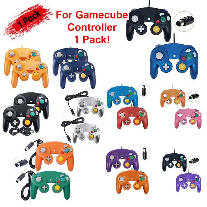 Wired Gamepad For NGC GC Game For Gamecube Controller For Wii &Wiiu Gamecube For Joystick Joypad Game Accessory Gamepads