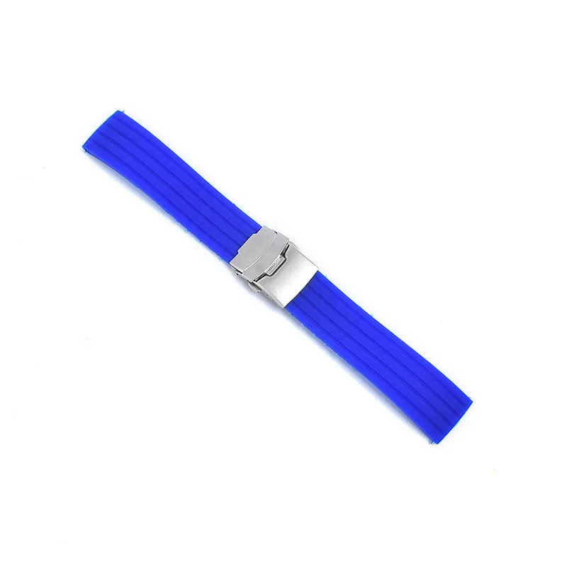 18mm 20mm 22mm 24mm Quick Release Korn Silikon Uhrenarmband für Universal Uhrenarmband Sport Wasserdichtes Gummi-Uhrenarmband – Detail 12
