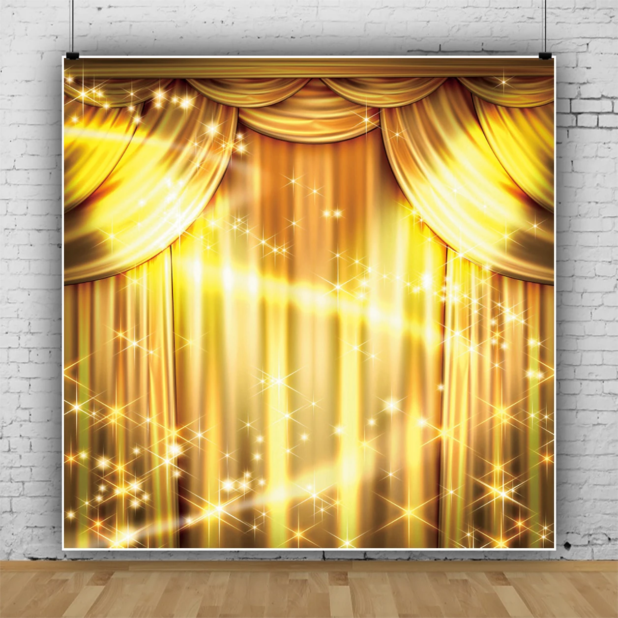 Laeaco Royal Brilliant Star Spotlight Curtain Stage Photophone Poster Banner Photographic Background Photo Backdrop Photo Studio