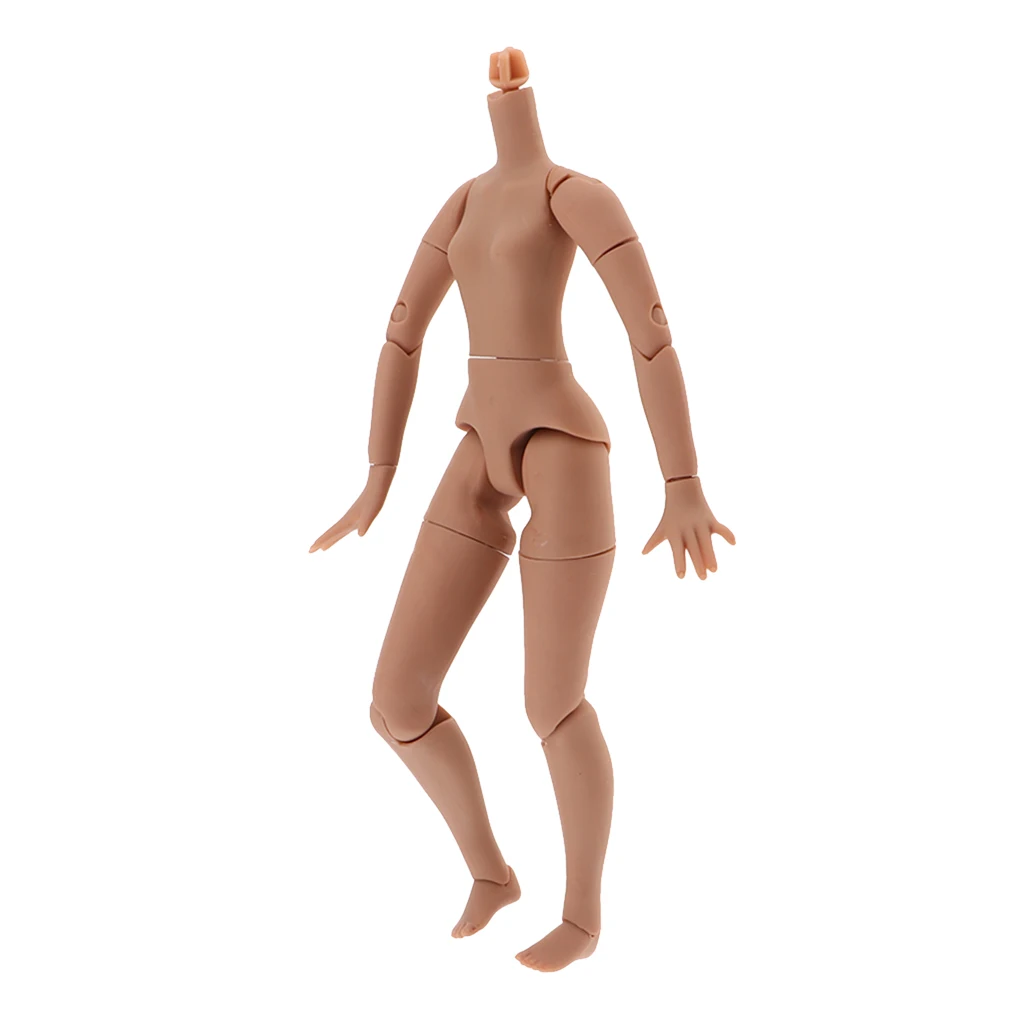 19-Jointed  Body Parts for 1/6 Neo Blythe Doll Custom Use Black Skin