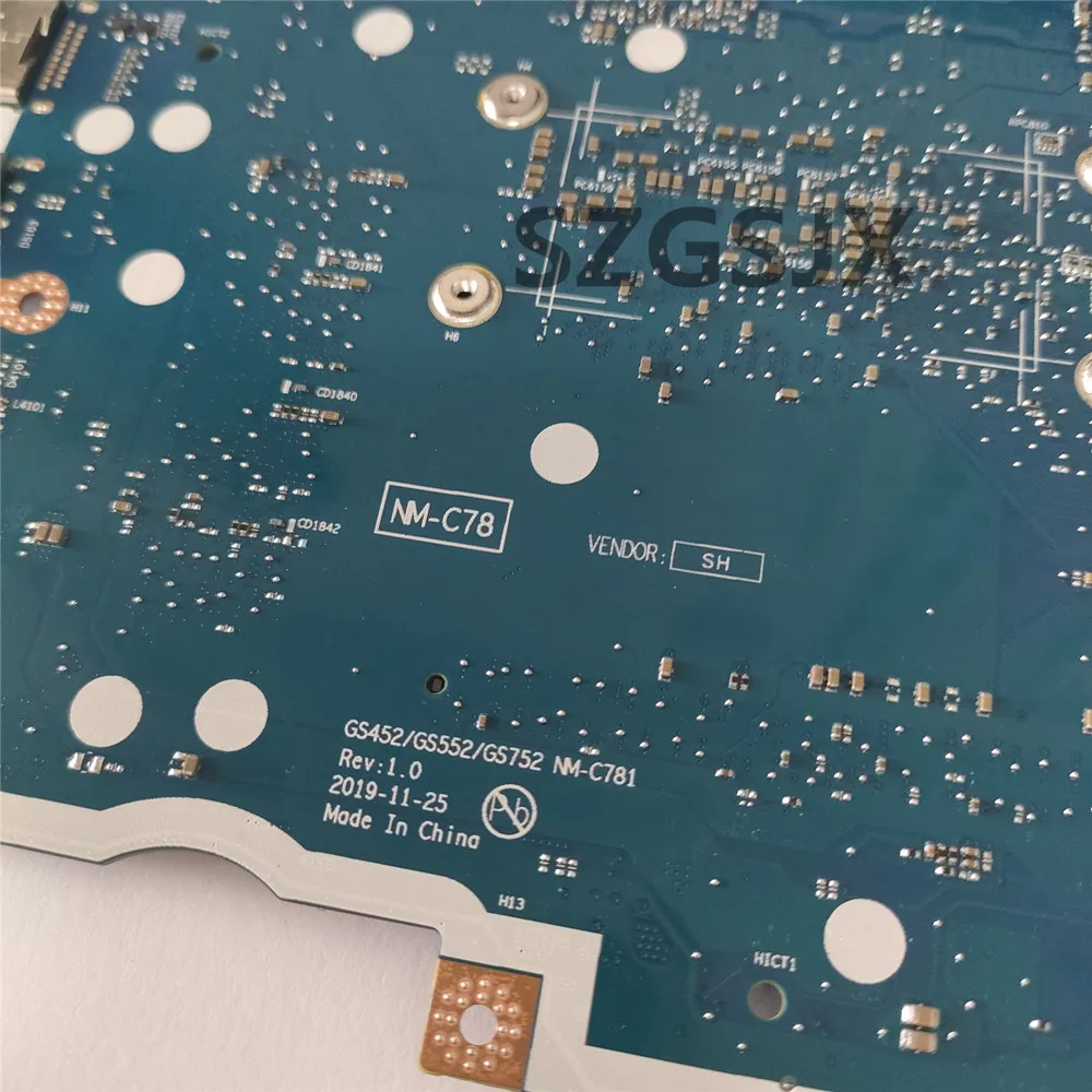 Imagem -03 - Placa-mãe Portátil para Lenovo Ideapad 315iml05 Nm-c781 I3-10110u Ram4gb Gráficos Integrados