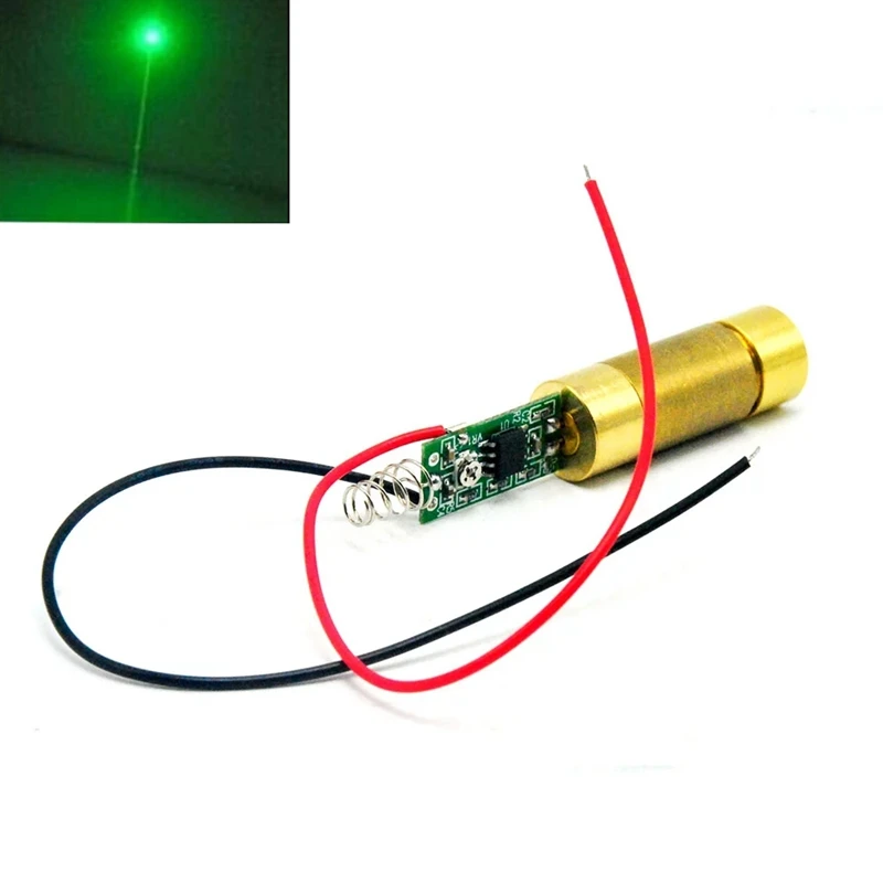 

532nm 10mw Green Laser Diode Module DC3V-4.2V Lazer Dot /Line Beam Lazer Lights 3.7V