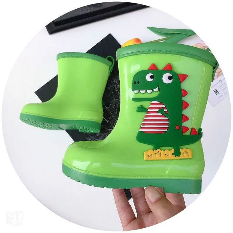 Kids Autumn and Winter rainboots Children fashion Unicorn candy waterproof shoes Kids Girl Baby rainboots winter thick SH19096