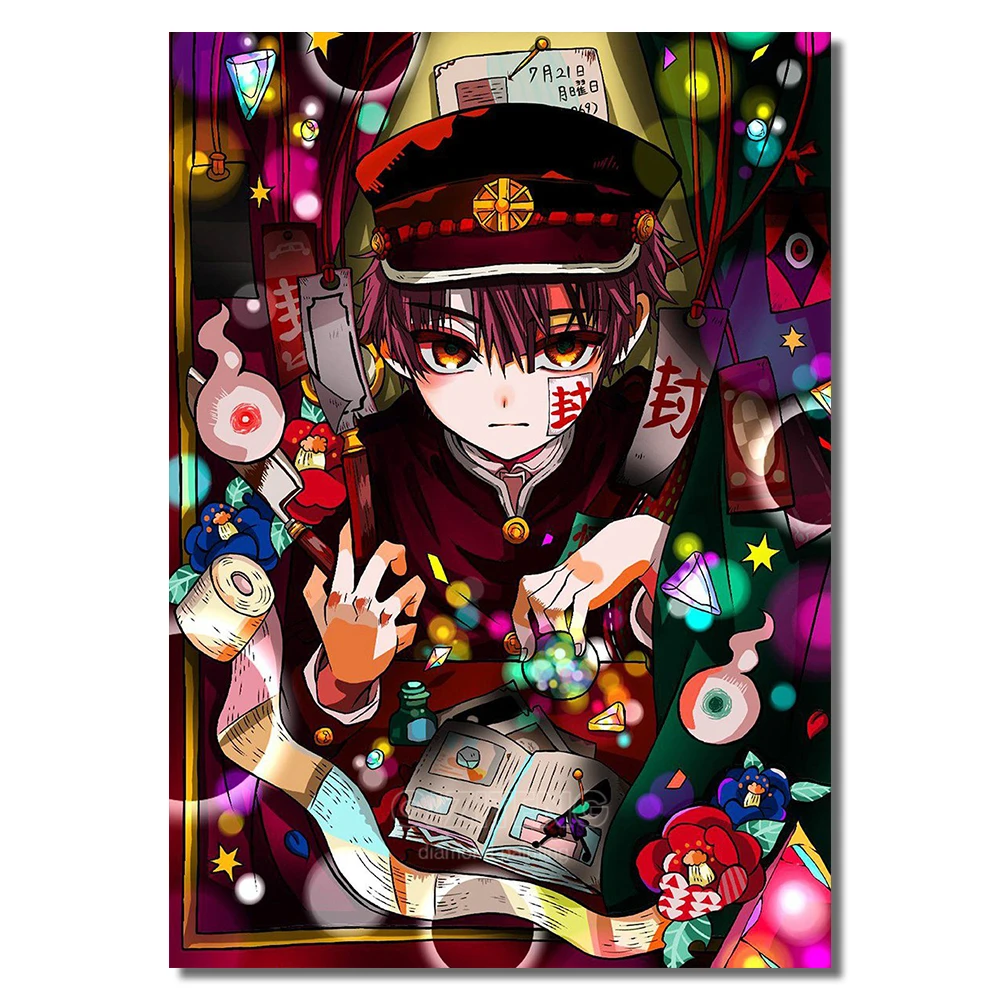 

Diamond Painting Jibaku Shounen Hanako-Kun 5D Full Drill Diamond Embroidery Cross Stitch Mosaic Set Decor Handicraft Gift WG1076