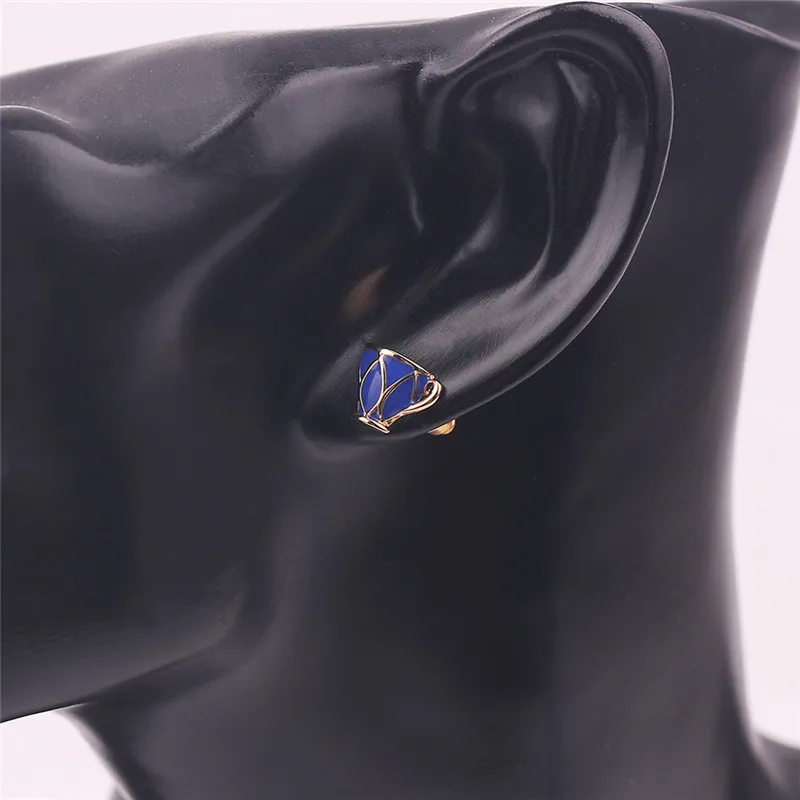Tea Cup Earrings for Women, Teapot Earings, Gold Color, Asymmetric Enamel, Ear Stud, Gift for Girl, Fashion