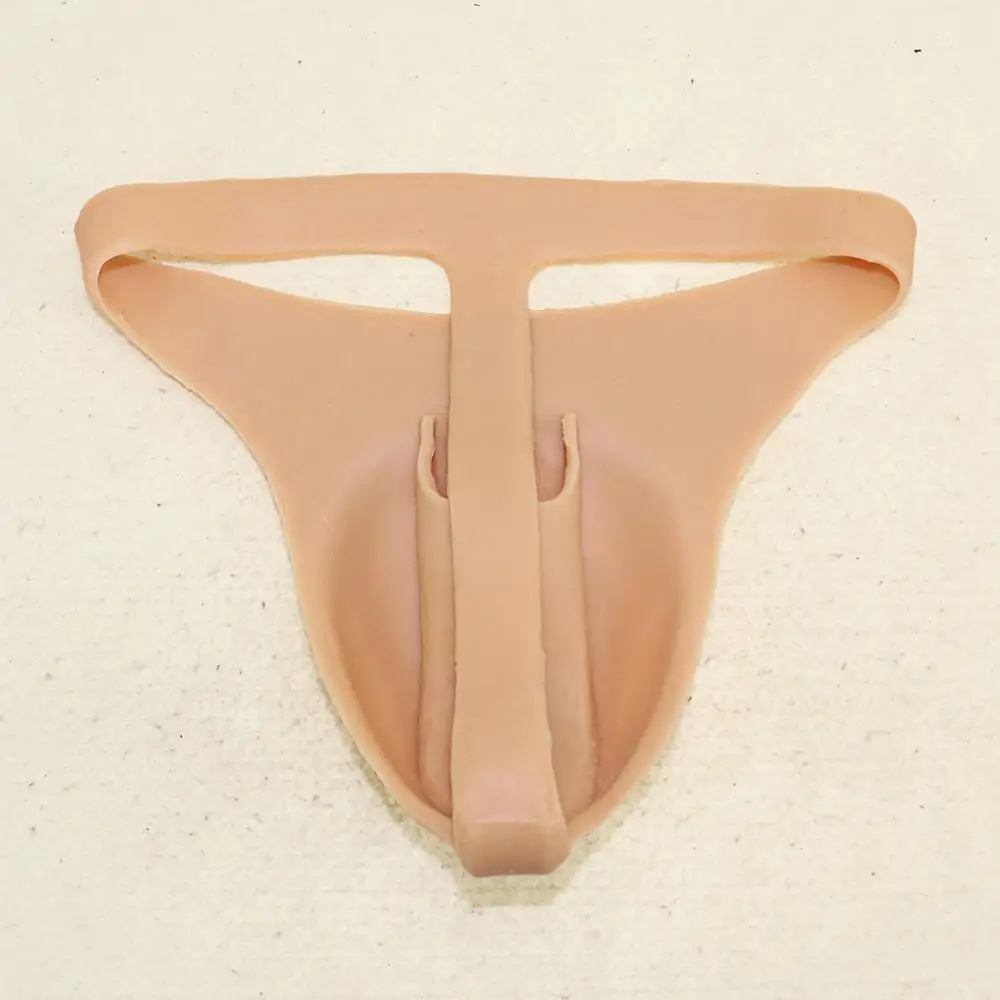 Abalone Silicone vagina Realistic Panties Crossdresser Artificial Sex Fake Boxer Underwear Transgender Drag Queen Male to Femal