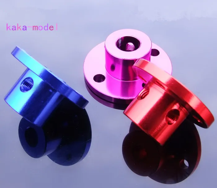 Aluminum alloy flange coupling 5mm red 6mm blue 8mm purple flange seat axle shaft support seat for 5mm shaft 6mm shaft 8mm 1pcs