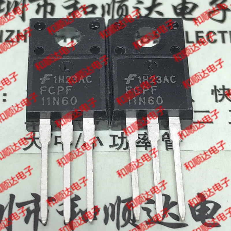 10pcs/lot FCPF11N60 New stock TO-220F 650V 11A