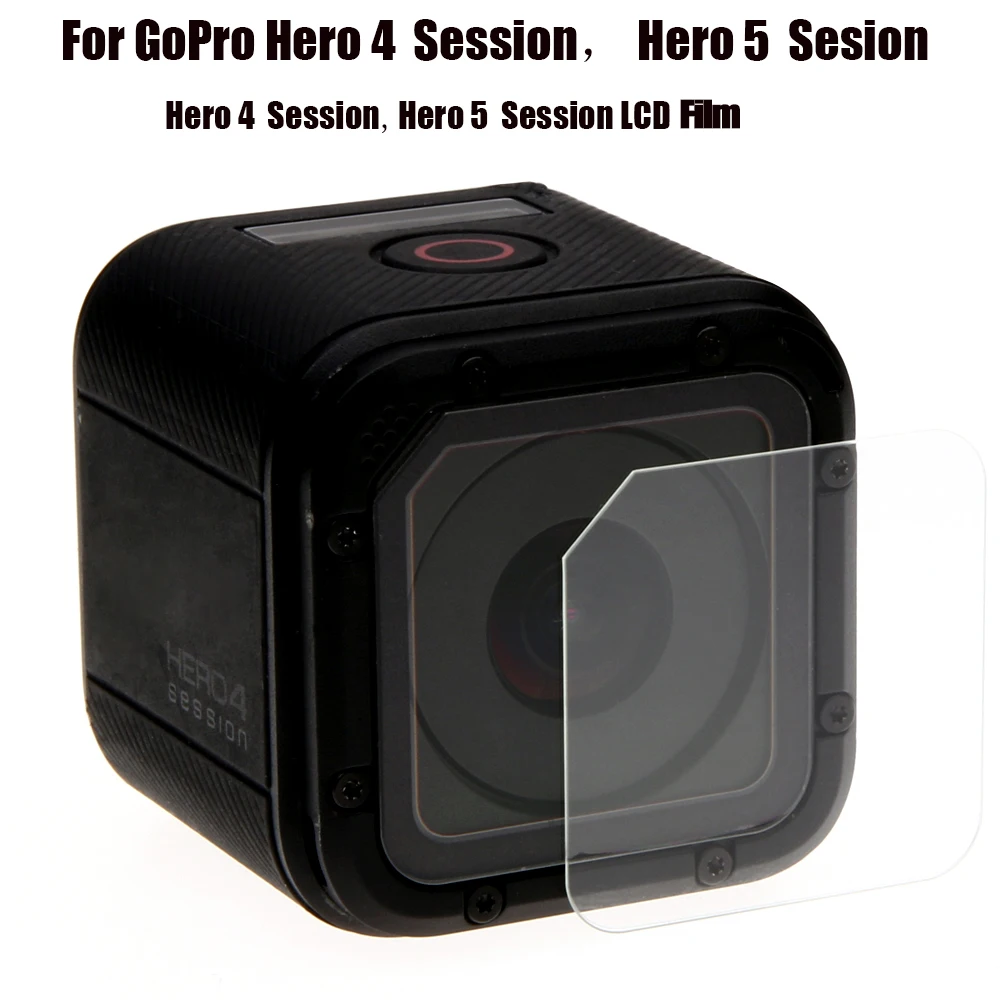 

1pc New Camera Tempered Glass Lens With Screen Protector Film For Gopro Hero 4 5 Session