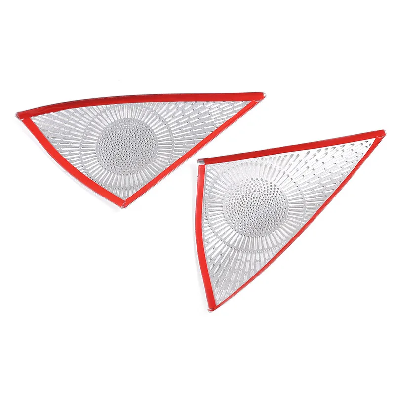 For Mercedes Benz S Class W221 2008-2013 Aluminum Alloy Car Door Audio Speaker Tweeters Net Cover Stickers Car Accessories