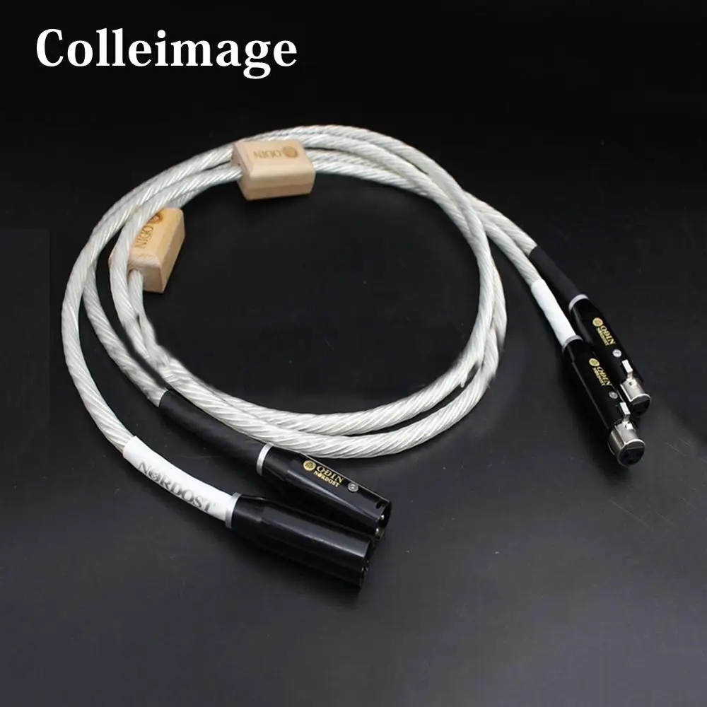 Colleimage  One Pair XLR Interconnect Cable Hifi Audio Balance  Cable XLR Banlance interconnect cable XLR Cable