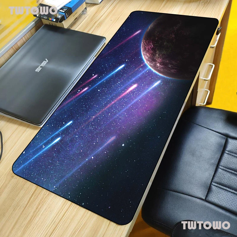 Space Large mouse pad Gaming Mouse mat Anti-slip Rubber mice pad PC Computer Gamer Mousepad Desk Mat Edge for CS GO LOL Dota