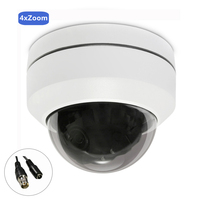 2MP 4xZoom Motorized AHD PTZ Dome CCTV Camera Indoor Vandalproof 2.8-12MM Auto Focus Full HD 1080P Home Security Camera 30M IR