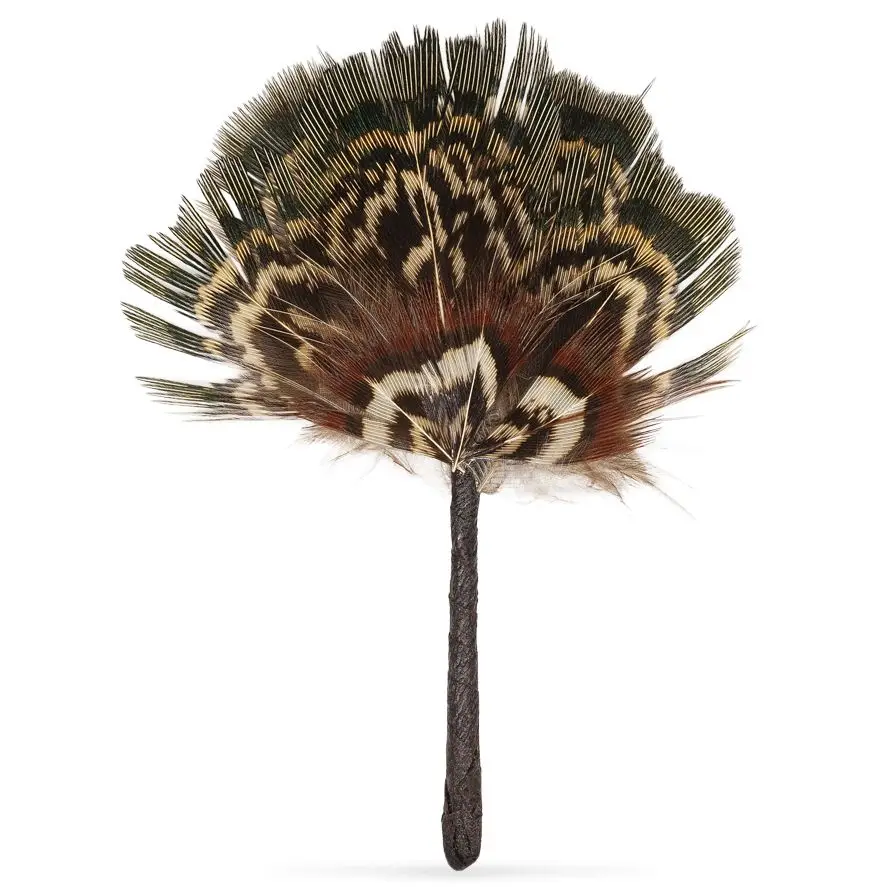 

Odoria 1:12 Miniature Lady Feather Fan for Dolls' Ornament Living Room Bedroom Home Dollhouse Accessories Doll House Decoration