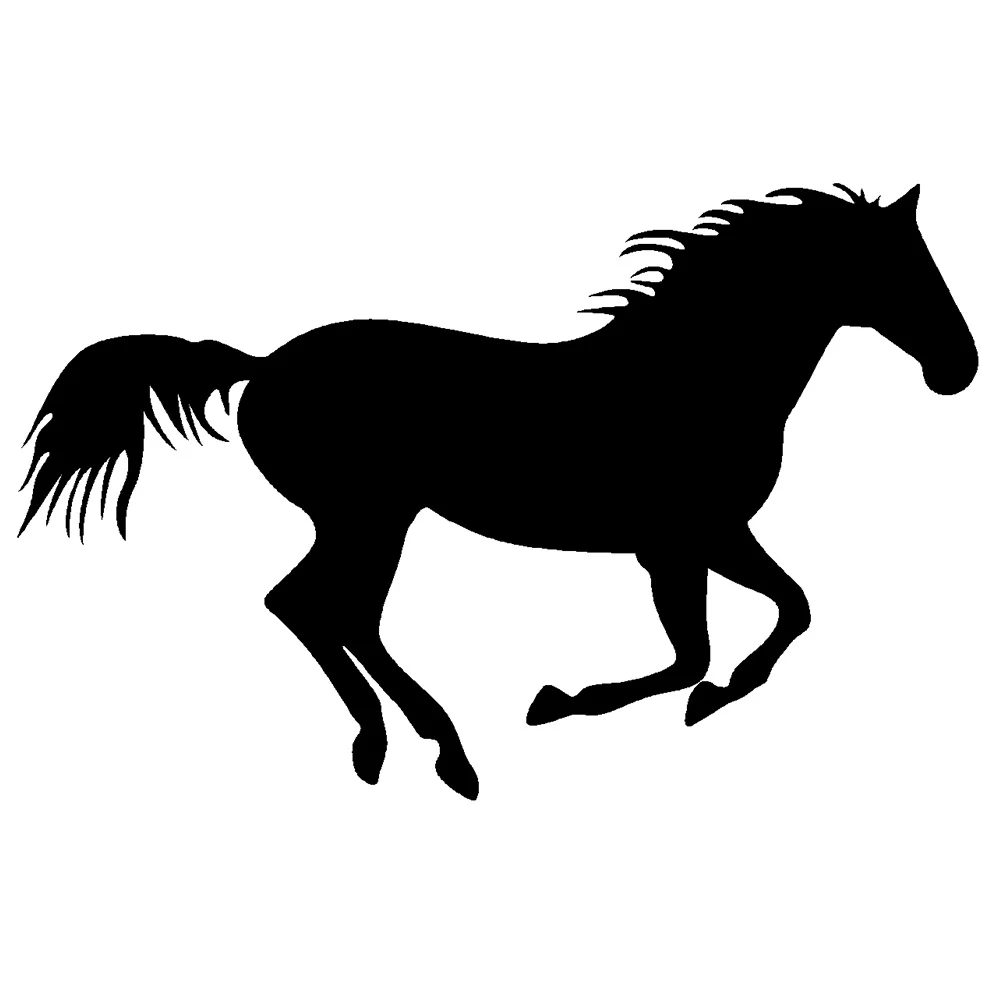 

DIY Vinyl Wall Stickers Horse Animal Wall Decor Wall Decals Cavalo For Large Size 40*60 cm