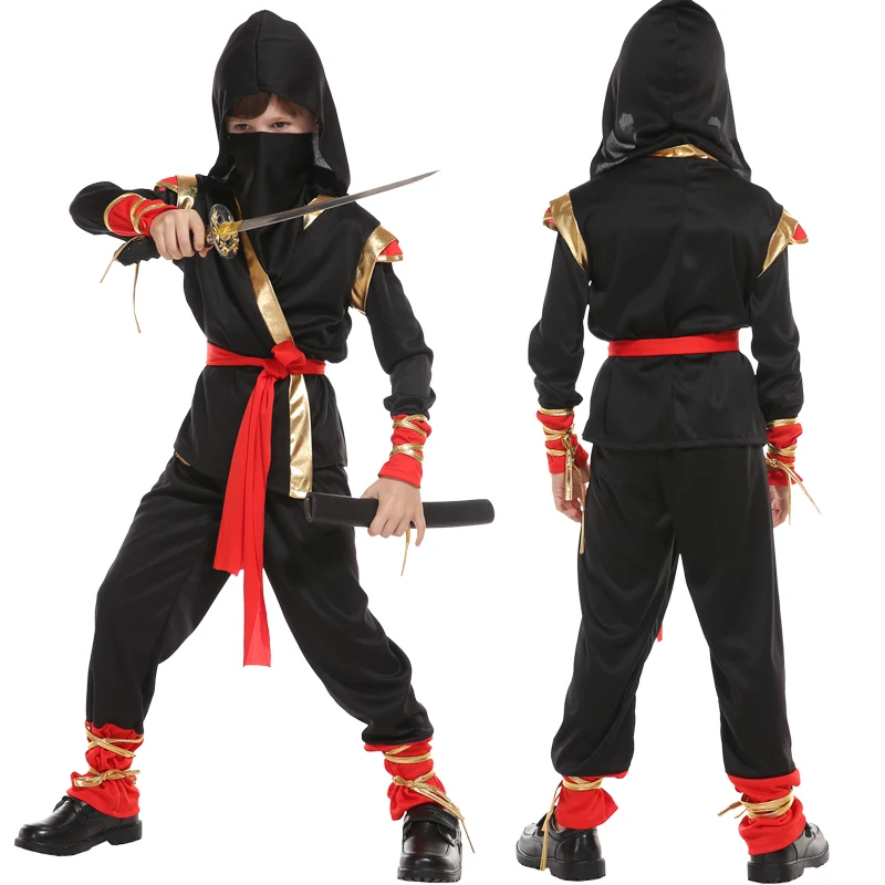 

Pirate Cosplay Boy Suit Blue Fantasia Ninja Kids Costume Cold Killer And Long Sleeve Pants