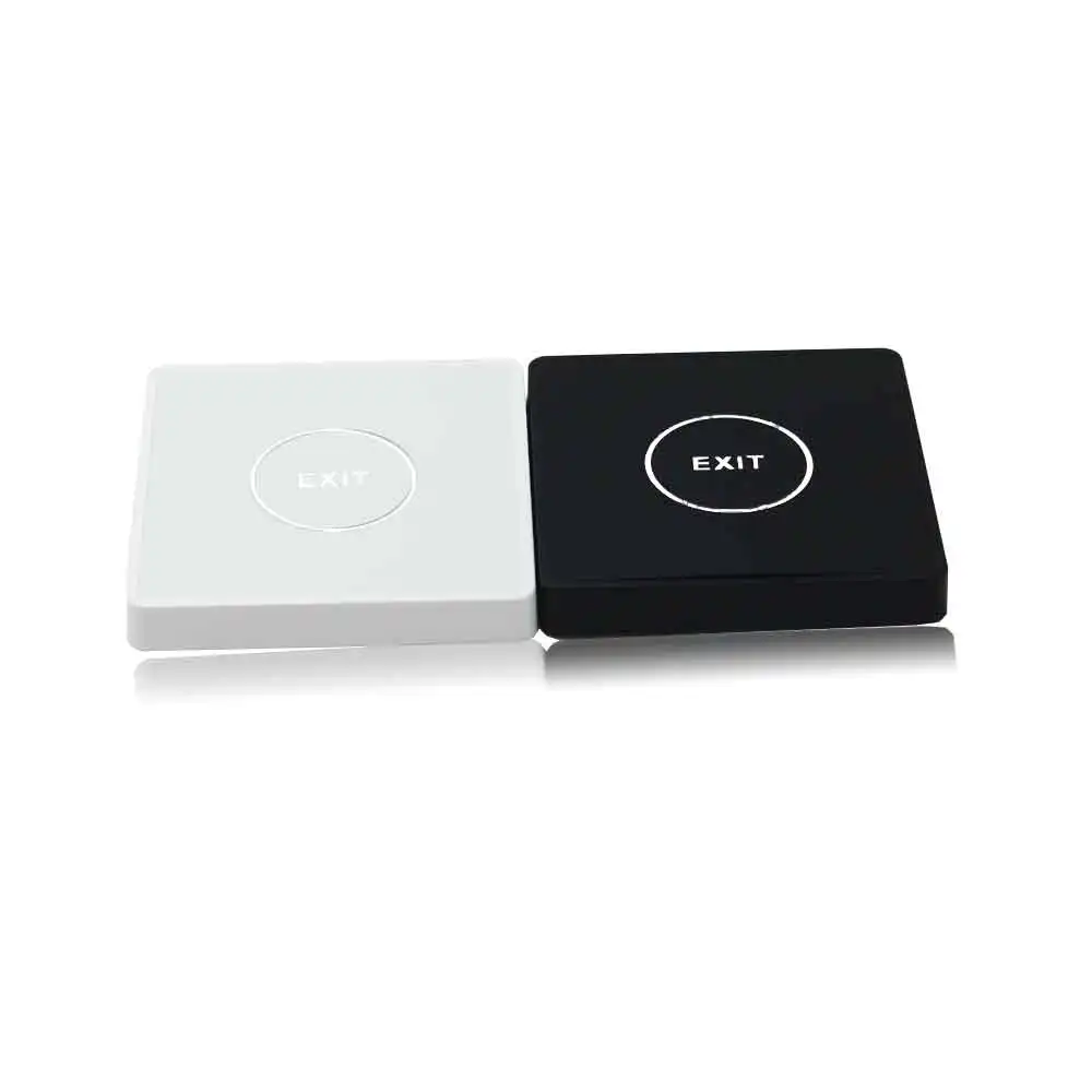 Imagem -02 - Interruptor Ultrathin Access Control Touch Botão de Saída Inteligente Não nc Saída com Luz Traseira Azul 86 mm x 86 mm x 11 mm