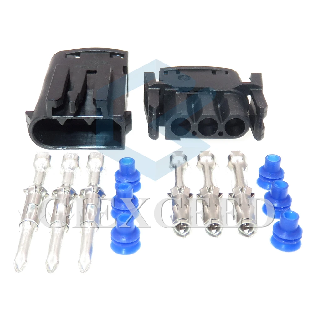 

3 Pin Auto Electric Wire Connector For BMW 2.5 Series Male Female Automobile AC Assembly Waterproof Wiring Socket