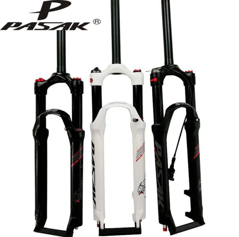 

PASAK-Mountain Bicycle Suspension Fork, MTB Bike Suspension, Air Damping Front, Remote Manual Control, HL RL, 26 ", 27.5", 29"