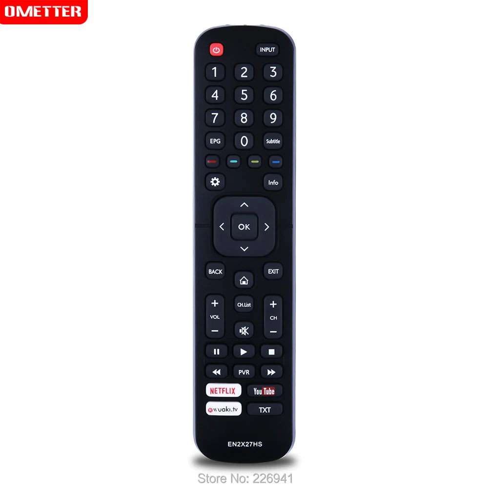 Inteligentny pilot do telewizora bezprzewodowy przełącznik do Hisense 43K300UWTS 65M7000 EN2X27HS 4K sterownik zastępczy telewizora