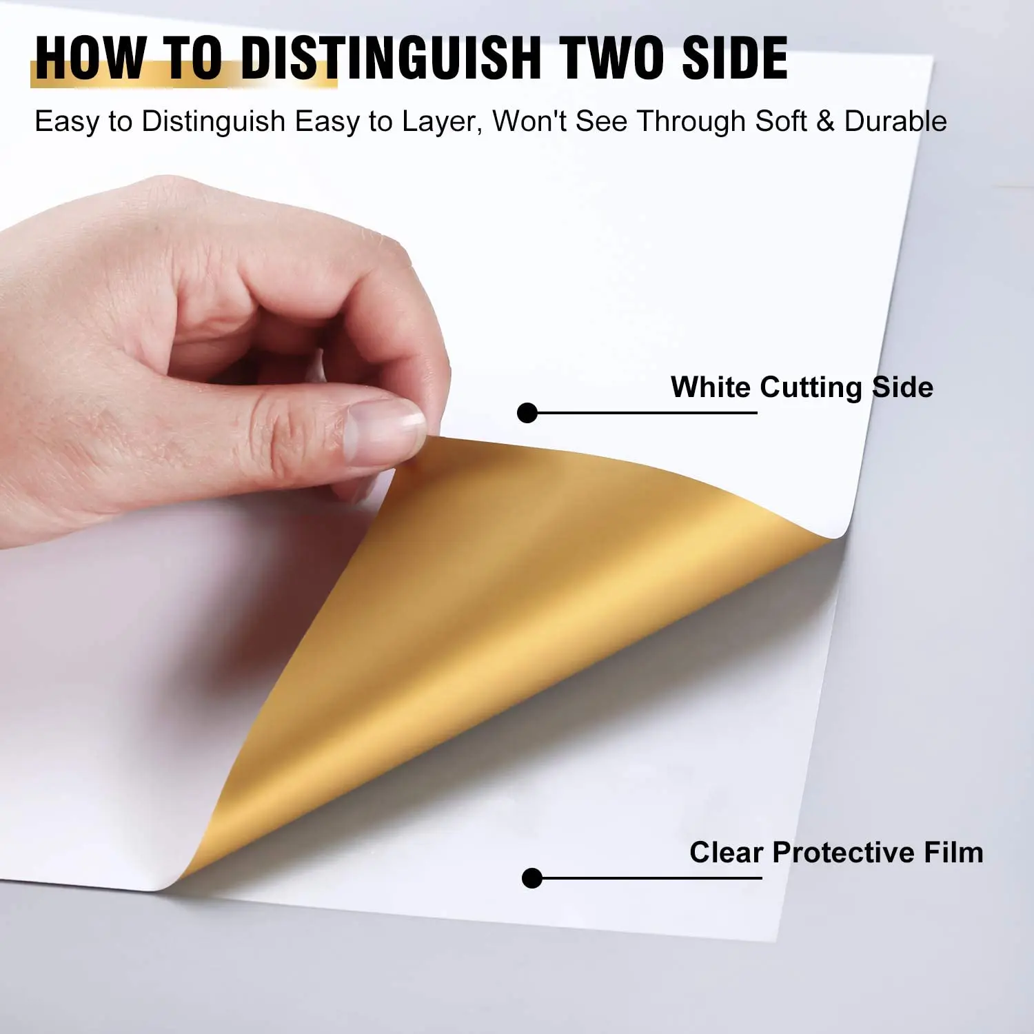 Heat Transfer Vinyl HTV Bundle: 10 Pack Gold 12\
