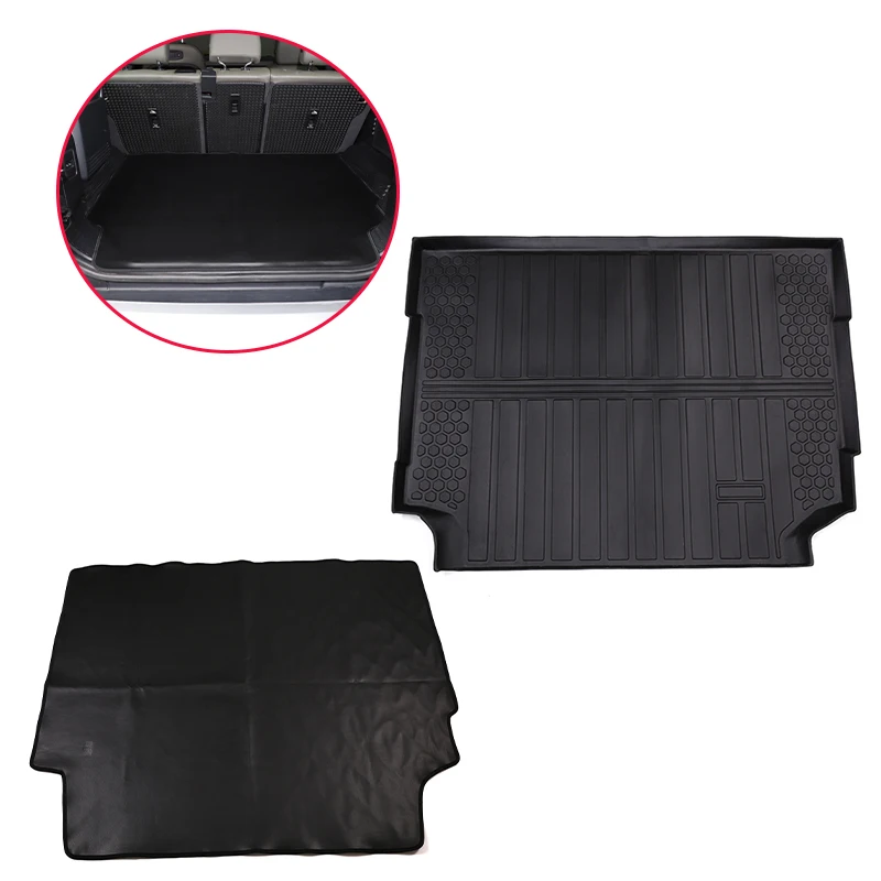 

For Land Rover Defender 110 2020-2022 TPE/PVC Trunk Mat DurAble Floor Mats All Weather Pad Protection Carpet Car Accessories