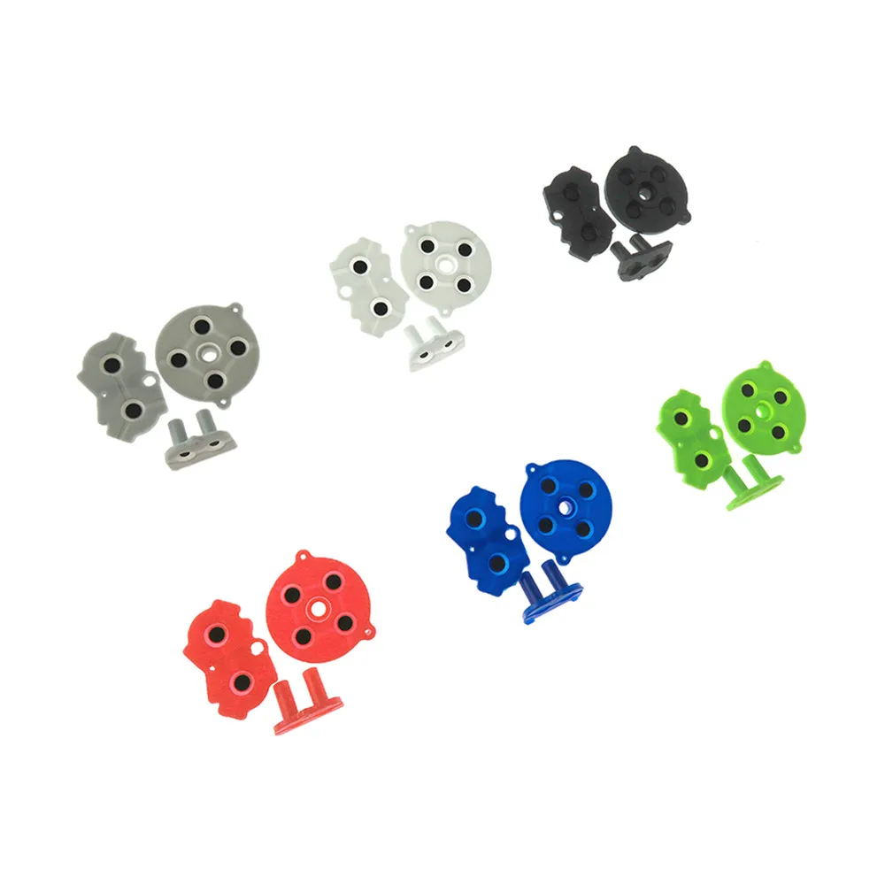 سيليكون زر المطاط وسادة منصات موصل ل نينتندو لعبة بوي مسبقا عالية الجودة GBA استبدال اكسسوارات المطاط منصات