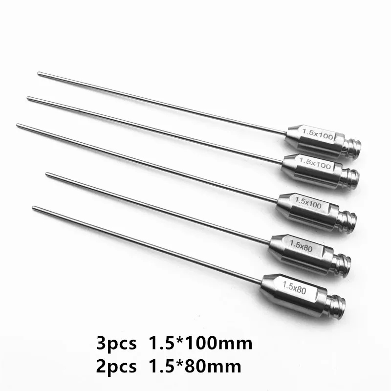 Micro Liposuction Cannula Fat Transfer kit Beauty Cannula for Facial Liposuction 5PCS/SET