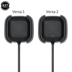 Carregador usb substituível para fitbit charge2 pulseira inteligente cabo de carregamento usb para fitbit versa banda 2 para fitbit versa lite novo