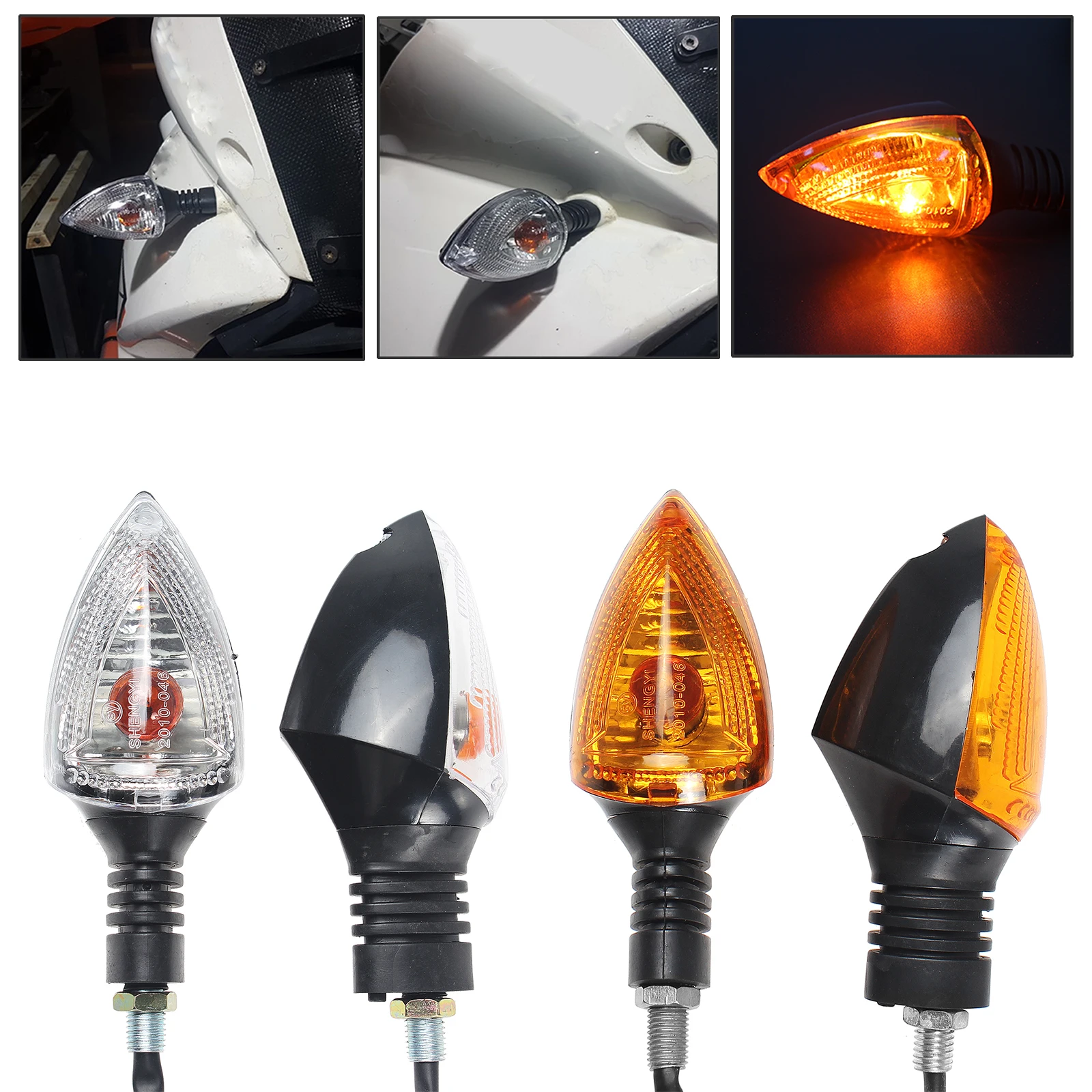 

Turn Signal Lights Indicator For 990 SUPERMOTO T 09-13 690 ENDURO 07-08 R 09-15 Motorcycle Flasher Side Indicators