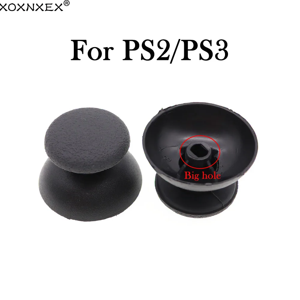 XOXNXEX 2 قطعة غطاء مقبض عصا التحكم التناظرية لوحدة تحكم PS3 PS2 Joypad