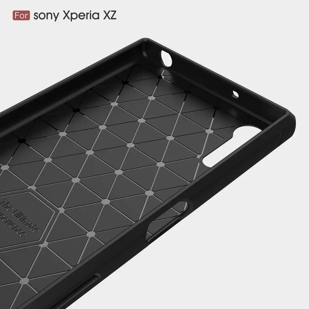 For Sony Xperia XZS XZ Case Carbon Fiber Cover For Sony Xperia 1 L2 XZ3 XZ4 Compact Dual F8331 F8332 G8232 H4311 H3321 Coque