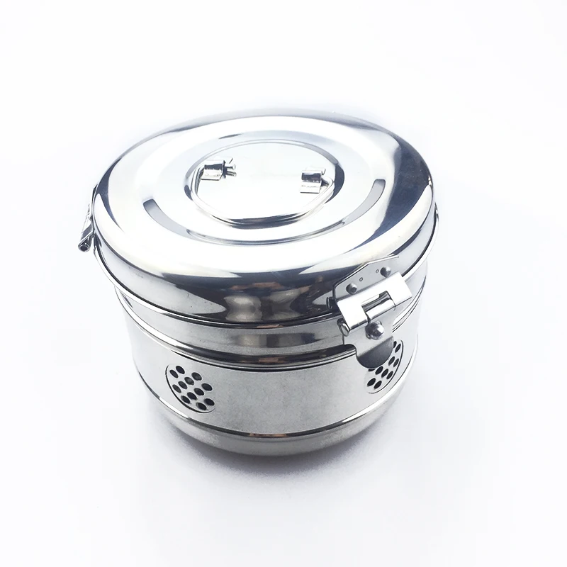 304 stainless steel storage Jar storage bucket cotton Gauze sterilizing cylinder Sterilizing storage case tank