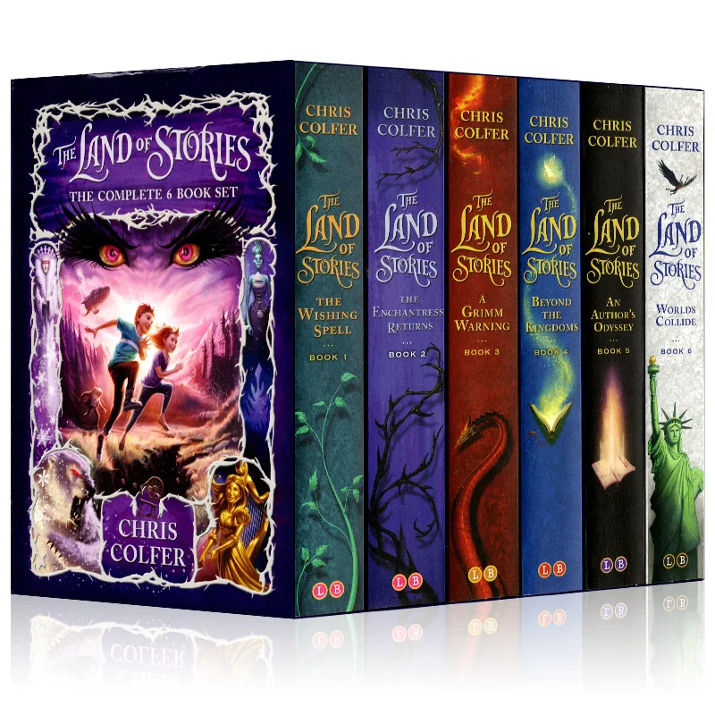 6 books Chris Colfer The Land of Stories English Books A journey of fairy tales in different worlds