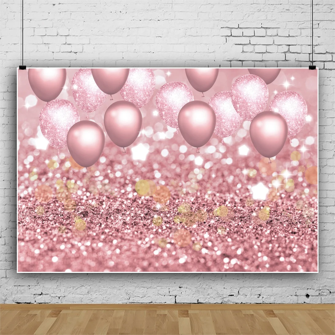 

Vinyl Backgrounds For Photo Red Silver Balloons Birthday Party Dreamy Polka Dots Light Bokeh Love Baby Photozsone Photo Backdrop